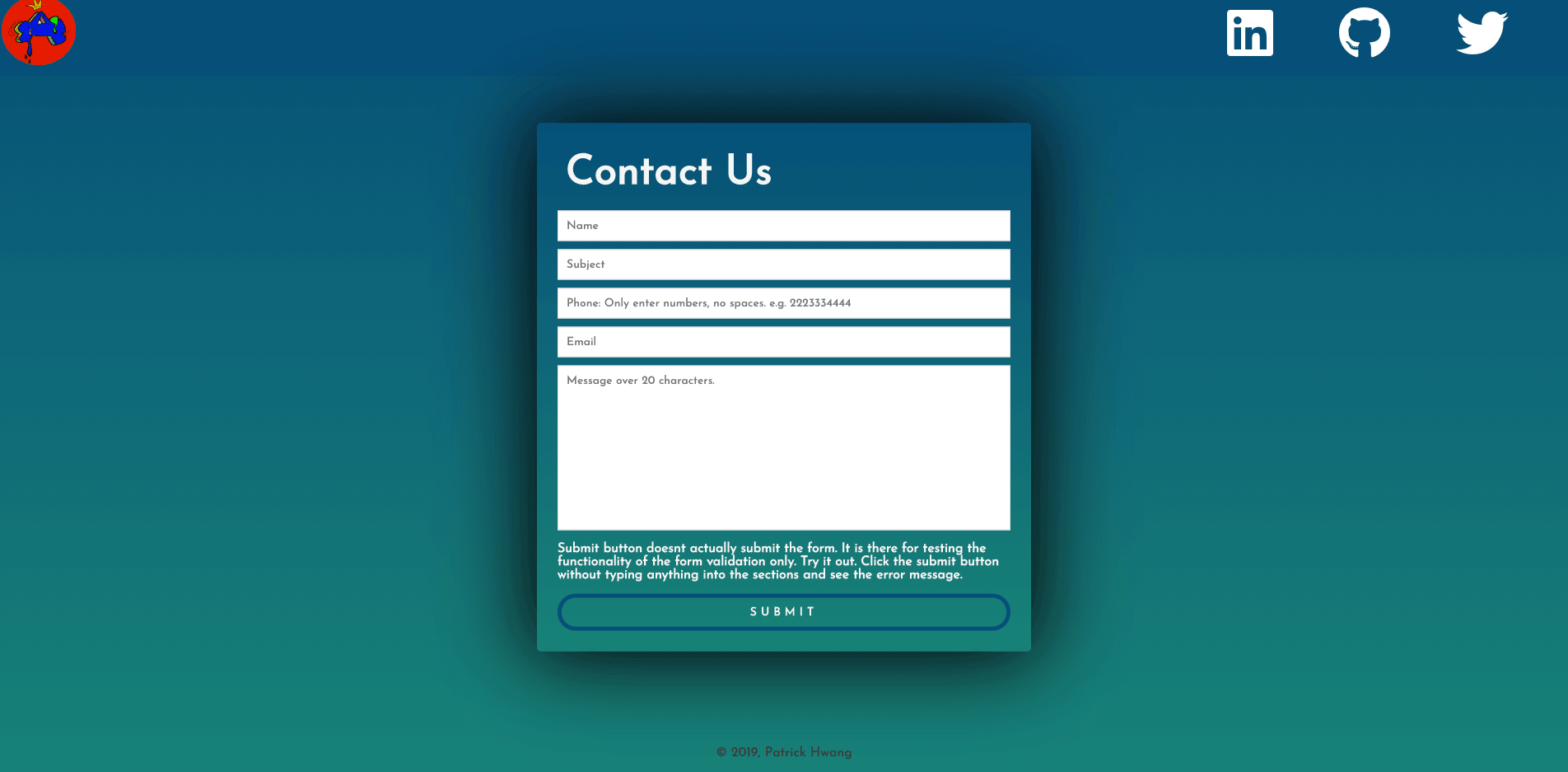 Form Validation